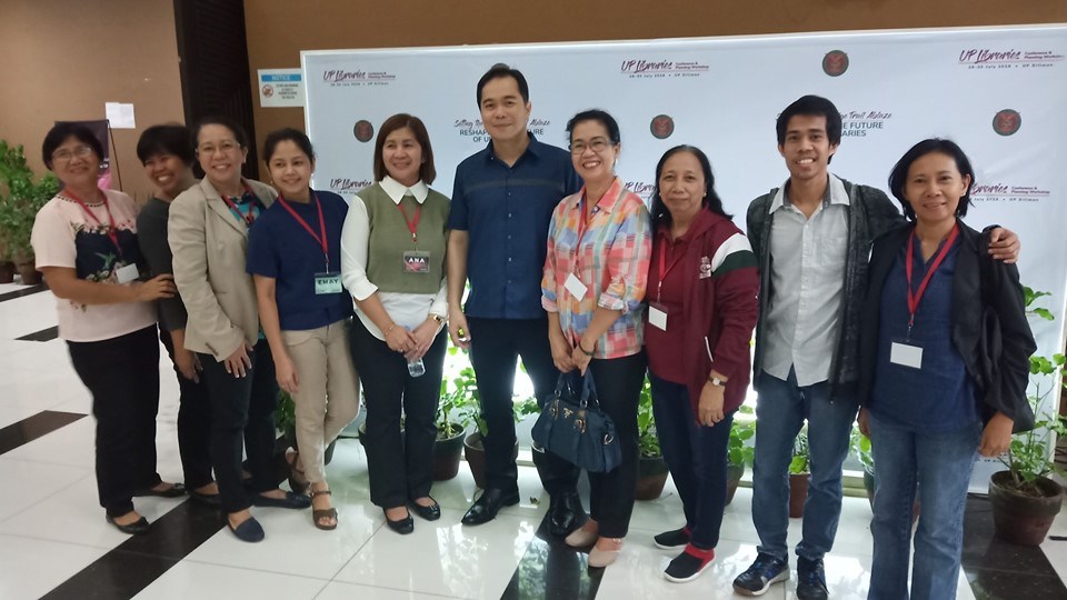 UPV Librarians with Sir Chito Angeles